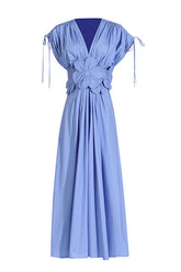 Floral Appliqué Midi Dress